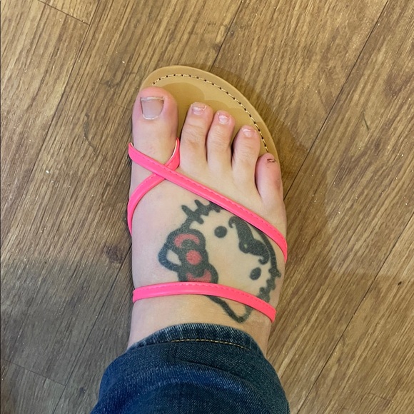 Pink Strappy Sandles - Picture 3 of 5